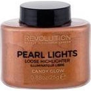 Makeup Revolution - Pearl Lights Loose Highlighter - Sypký rozjasňovač 25 g Savanna Nights (L)