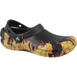 Crocs Bistro Graphic Clog  204044-001, Unisex, Zwart, Slippers maat: 38/39 EU