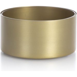 XLBoom Noella Schaal Medium - Rond - Mat Goud - Ø 17,5 cm