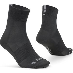 GripGrab - Merino Lightweight SL Zomer Fietssokken Sport Sokken Wielersokken met Merino Wol - Grijs - Unisex - Maat XS (35-38)