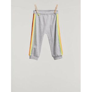 Billie-Ray x Woody - Unisex Broek - lichtgrijs - 6 maand