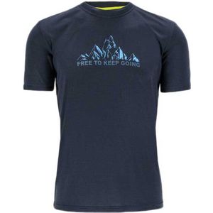 Karpos Loma T-shirt Met Korte Mouwen Blauw 2XL Man
