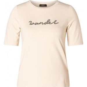 YESTA Bel Jersey Shirt - Soft Sand - maat 0(46)