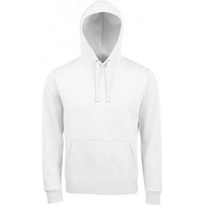 SOLS Unisex Volwassenen Spencer Hooded Sweatshirt (Wit)