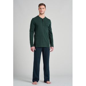 Schiesser – Fine Interlock – Pyjama – 175640 – Dark Green - 50