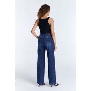 COJ - Lulu - Wide Leg Jeans - Dark Blue