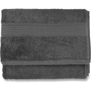 Blokker handdoek 500g - donkergrijs - 60x110 cm