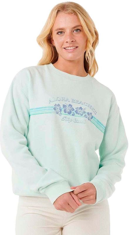 Rip Curl - Keepsakes Relaxed Crew - Sweatshirt - Zacht Katoen-Polyester Mix