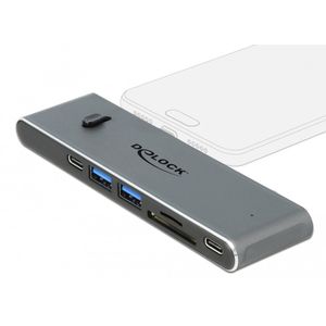 Delock Docking Station Dual USB Type-C™ with HDMI / USB 3.2 / SD / PD 3.0
