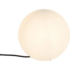 QAZQA nura - Moderne Vloerlamps-sStaande Lamp - 1 lichts - H 39 cm - Wit - Buitenverlichting