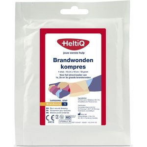 Voordeelverpakking 4 X HeltiQ Brandwondenkompres
