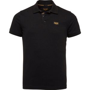 PME Legend - Polo Zwart - Modern-fit - Heren Poloshirt Maat L