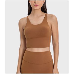 PureSquare - Sporttop - Comfortabel - Ademend – Bruin Oranje - S