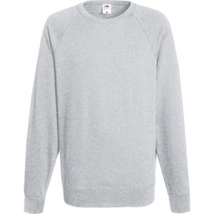 Fruit of the Loom sweater - ronde hals - maat S - heren - Kleur Light Graphite