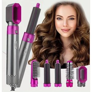 ACEP 5 in 1 föhnborstel -Föhnborstel roterend - Föhnborstels - haarstyler - Borstelföhn - Multistylers - krultang 5 in 1 -Krultangen