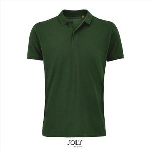 SOL'S - Planet Polo - Donkergroen - 100% Biologisch Katoen - L