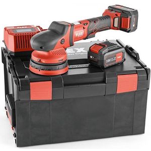 FLEX - XCE 8 125 18.0-EC/5.0 Set Accu excentrische polijstmachine met gekoppelde aandrijving 18,0 V