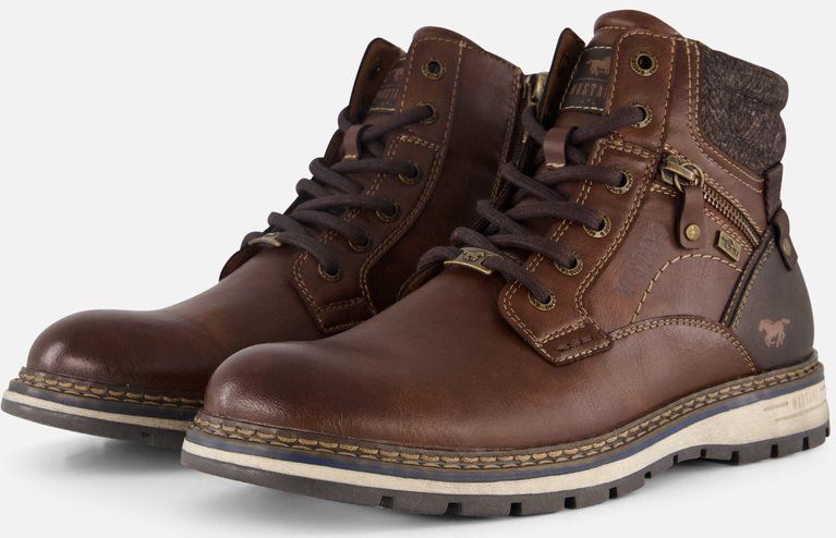 Mustang - Mariko - Winterlaarzen - Cognac - Used Look