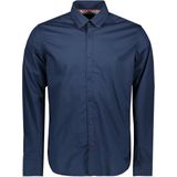 Twinlife Heren Basic Plus - Overhemden - Lichtgewicht - Elastisch - Blauw - 2XL