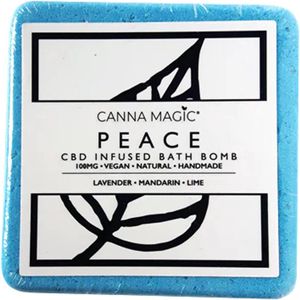 Canna Magic - 100mg CBD Infused Bath Bomb - Vegan - Natural - Handmade