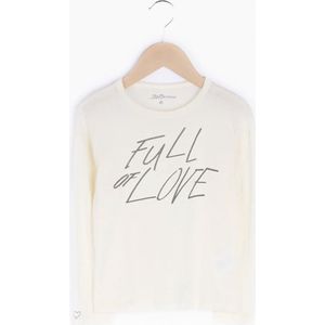 Bellerose t-shirt lange mouw maat 116 off white