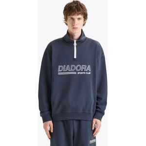 Diadora Sweatshirt 1/2 Zip Legacy Blue Denim