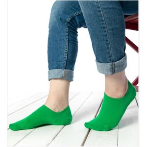 Comfortfit Dames Babet sokken-Effen Groen-Naadloos & Ademend- Dames – Maat 39-41