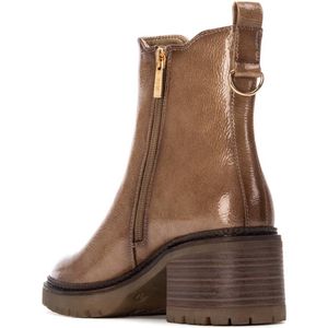 Xti - 14427701 - Enkellaarsjes - Zwart - Ritssluiting - Casual