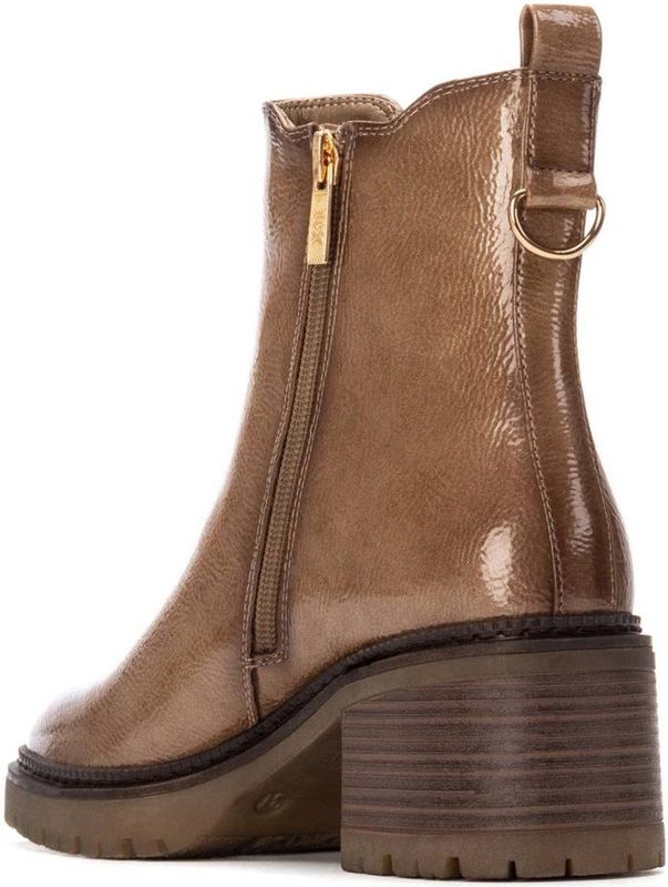 Xti - 14427701 - Enkellaarsjes - Zwart - Ritssluiting - Casual