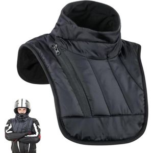 Motorfiets halswarmer - winddichte en waterdichte nekwarmer - zwart - maat M
