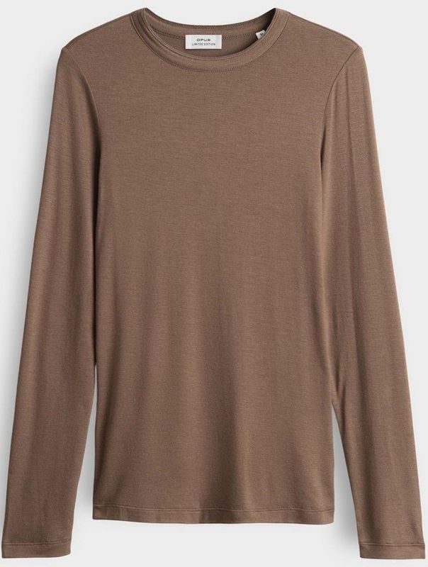 Opus Top lange mouw 10455013429375 Ecru