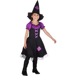 Boland - Kostuum Imperial witch (7-9 jr) - Kinderen - Heks - Halloween verkleedkleding - Heks