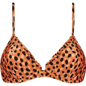 Beachlife Bikinitop Diepe V-Hals Leopard - Maat 36D