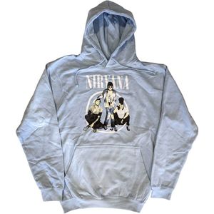 Nirvana - Trapper Hat Photo Hoodie/trui - L - Blauw
