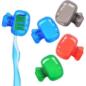 Tandenborstelhoezen voor Reizen - 4 Stuks Tandenborstel Covers voor Huishouden en Camping