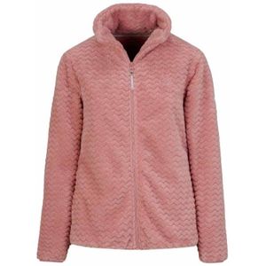 BJØRNSON Tindra Zigzag Fleece Vest - Dames - Ademend - Maat 42 - Oud-Roze