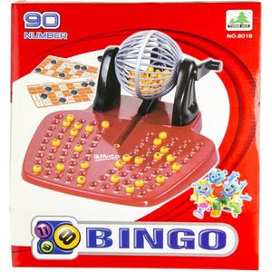 Bingo Spel - Bingomolen - Bingoballen - Bingo kaarten - Fiches - Spelbord - Bingo molen - Kunststof - Lotto Kinderspel