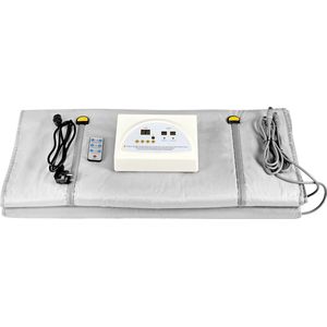 Betaalbare Goederen® Infrarood Sauna Deken - 180X80 Cm - Infrarood mat - Afslankende Rits - Warmtedeken - Saunadeken Voor Gewichtsverlies