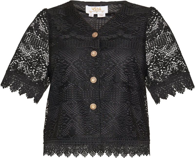 usha FESTIVAL Blouse 'Fashion Look'  zwart