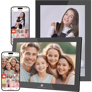 Equivera Digitale Fotolijst - WiFi - 10,1 Inch HD - 32 GB