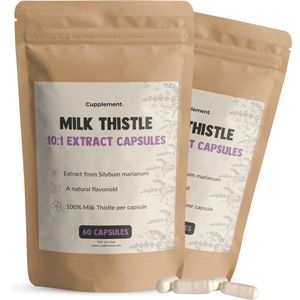 Cupplement Mariadistel Extract 500 mg Combideal 2x 60 capsules - Leverreiniging