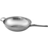 Wok - 32 cm - RVS - Cookai