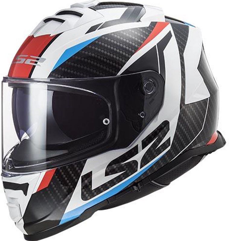 LS2 FF800 STORM II RACER RED BLUE-06 XS - Maat XS - Helm