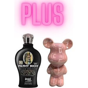 Devoted Creations Filthy Rich 360 ml PLUS Beeld Beer Roze 18 cm !