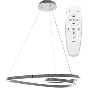 TooLight Hanglamp Loop APP798-CP - Incl. Afstandsbediening - Chroom