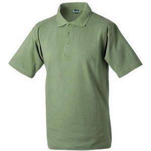 James and Nicholson Heren Medium Pique Polo (Khaki)