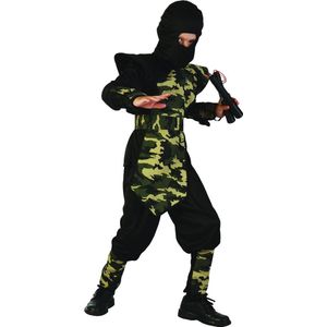 Ninja militair pak voor jongens - Kinderkostuums - 134/146