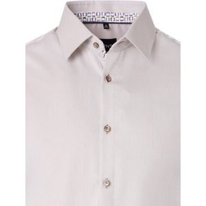 Beige Venti Overhemd Kent Boord Modern Fit Katoen - 3XL