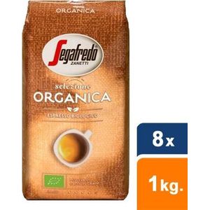 Segafredo Selezione Organica Koffiebonen - 8 x 1 kg