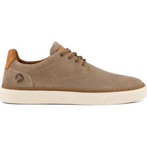 Travelin' Chetton - Suede leren herensneakers - Veterschoenen - Zand Beige leer